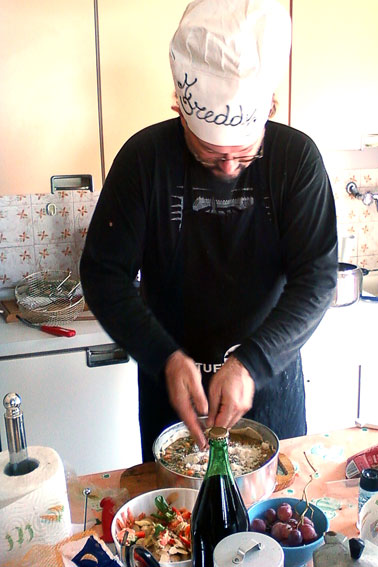 Fred in cucina